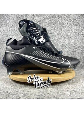 Nike Vapor Edge Pro 360 2 Football Size 13.5 Men Black Iron Grey DA5456-010